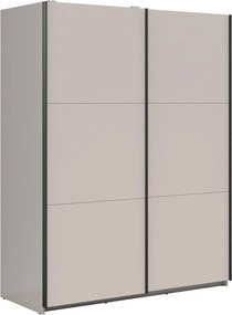 Dulap TETRIX, casmir, PAL, cu 2 usi, 154x60x196 cm