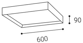 Plafonieră LED LED2 MILO LED/60W/230V albă 3000/4000K