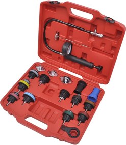 vidaXL Kit tester presiune radiator, 18 buc