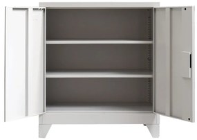 Dulap metalic Armon gri deschis 90x45x100 cm