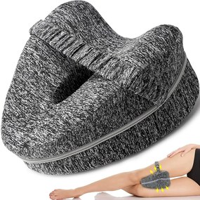 Perna între genunchi cu elastic