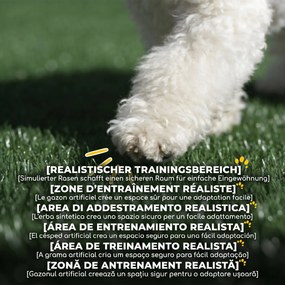 PawHut Toaletă pentru câini cu tavă detașabilă, 75 x 51 x 36,5 cm | Aosom Romania