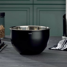 Bol Kela Edda, oțel inoxidabil, negru, 24 cm