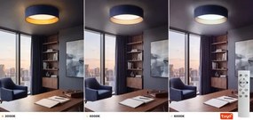 Brilagi-LED reglabil VELVET SM. 36W/230V 3000-6000K Ø 55 cm albastru/auriu WT+DO