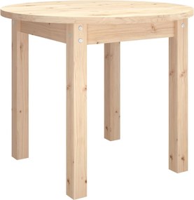 vidaXL Măsuță de cafea, Ø 55x45 cm, lemn masiv de pin