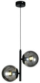 Lustra N6804-2 abajururi elegante, finisaj negru