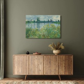 Tablou - Claude Monet, Banks of the Seine, reproducere (90x60 cm)