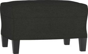 vidaXL Taburet, negru, 60x50x41 cm, material textil