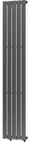 Mexen Boston radiator decorativ 1800 x 376 mm, 740 W, antracit - W213-1800-376-01-66