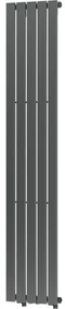 Mexen Boston radiator decorativ 1800 x 376 mm, 740 W, antracit - W213-1800-376-01-66