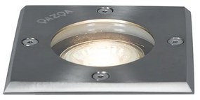 Spot îngropat din oțel 10,5 cm IP65 - Basic Square