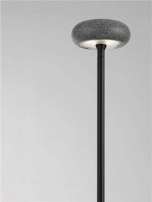 Corp iluminat exterior decorativ cu tarus CAMI H-80cm, ciment negru