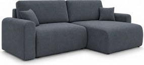 Canapea extensibila reversibila L NORDEN PAROS 250x140 cm, gri inchis