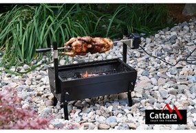 Grătar cu motor Cattara Barbecue, lungime 60 cm