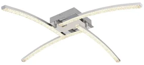 Plafoniera LED pentru baie design modern IP44 Jules crom 24W