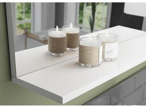 Oglindă de perete cu led/cu raft 76x75 cm – Germania