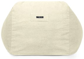 Fotoliu bean bag crem cu tapițerie din țesătură bouclé Sofa Snug – SLOWDOWN