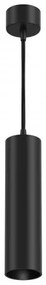 Pendul LED design tehnic Focus negru, 4000K