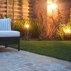 Lampă de exterior 70 cm antracit cu țăruș de pământ și mânecă de cablu - Denmark