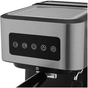 Sencor - Espressor cu pârghie 1050W/230V, negru/crom mat