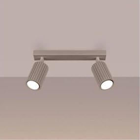 Brilagi - Spot LED CRESTO, 2x GU10, 10W, 230V, taupe