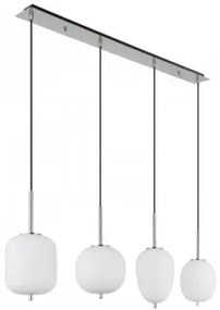 Suspensie moderna 4 becuri E14 Blacky 15345-4NO Globo