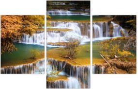 Tablou - Cascada Huay Mae Khamin, Thailanda (90x60 cm)