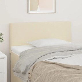 345774 vidaXL Tăblie de pat, crem, 100x5x78/88 cm, piele ecologică