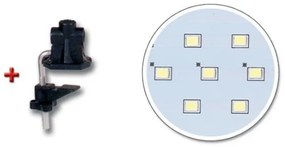 Ecolite LBL1207-BI - LED Lampă de masă dimmabilă MATRIX LED/10W/230V