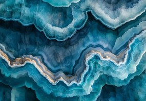 Fototapet - Detaliu acvamarin (147x102 cm)