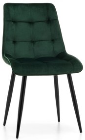 JAKS SCAUN DE SUFRAGERIE CHIC VELVET VERDE