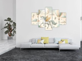 Tablou - Unicorn fericit (150x105 cm)