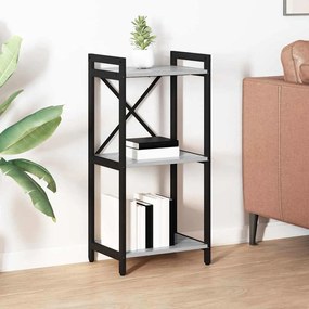 vidaXL Bibliotecă sonoma gri 40 x 30 x 83 cm Lemn compozit