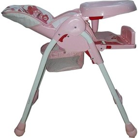 Scaun de masa pentru copii si bebe Baby Care™ reglabil in 3 trepte,pliabil, centura de siguranta, sezut comfortabil, masuta detasabila, functie