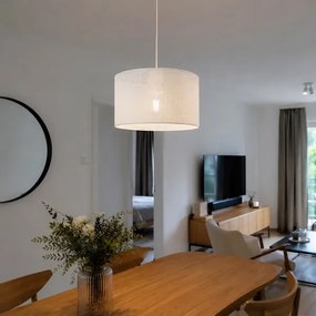 Brilagi - Lustră suspendată pe cablu SIRIJA MODERN 1xE27/60W/230V Ø 35 cm alb