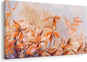 Tablou - Flori pictate (90x60 cm)