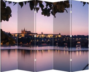 Paravan - Palatul din Praga și Vltava (210x170 cm)
