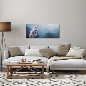 Tablou - Bufniță de zăpadă (120x50 cm)