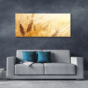 Tablou pe panza canvas Grâu floral galben