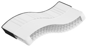 vidaXL Saltea cu arcuri bonnell Single Size, fermitate medie 90x190 cm