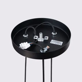 Lustră pe cablu Sollux SL.1576 KARBON 3xGU10/10W/230V negru