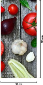 Fototapet pentru ușă - Legume (95x205cm)