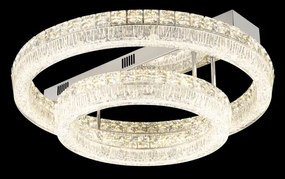 Globo 67387-60D - Plafonieră LED reglabilă LAUREL LED/60W/230V transparentă+telecomandă