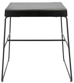 Masă de dining neagră din metal 58x75 cm A-Café – Zone