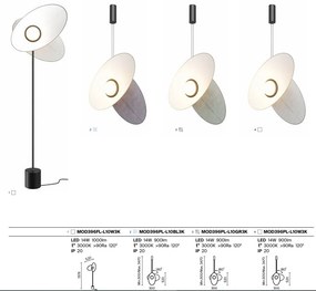 Lustra LED suspendata Evolution gri