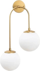 Aplica JEWEL 10585, auriu, metal, 30x24x55 cm