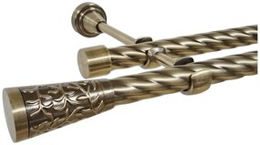 Galerie TWIST dubla SEVILLA fara inele 19/19 mm - aur antic