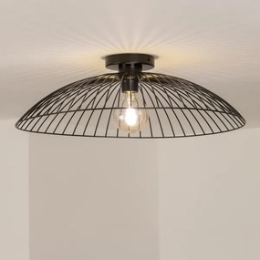 Brilagi - Lustră aplicată cu LED CERIA WIRE 1xE27/40W/230V, diametru 60 cm, neagră