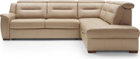 Colțar lemn masiv SALMO 293×93(107)×203 cm - Stânga