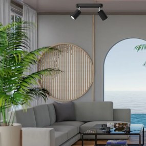 Spot BELLO 2xGU10/8W/230V negru